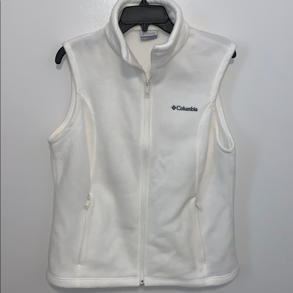 white columbia vest